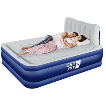 Navy Double AirPad Pro – Built‑in Electric Pump + Extra Inflatable Pillow
