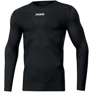 JAKO Langarmshirt Kids Comfort Recycelt Schwarz XXS