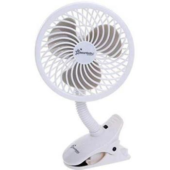 Deluxe White Dreambaby Caged Stroller Fan
