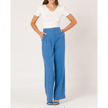 NAF NAF Women's Blue Trousers, XS, Straight