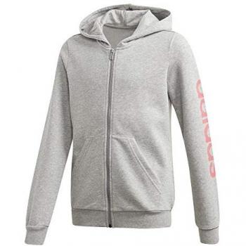 Adidas Meisjes Sportjacke Essentials Linear Lichtgrijs 152