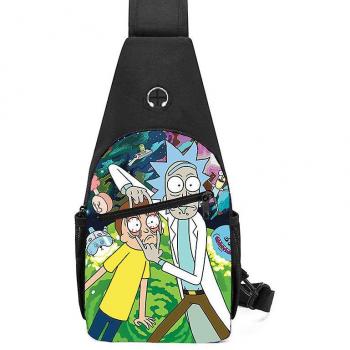 Sac Poitrine Rick And Morty Color Print