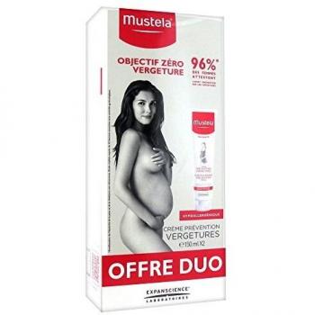 Mustela crema de maternidad para prevención de estrías 2 x 150 ml