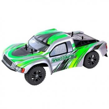 GRÜNE XciteRC 1:12 Shortcourse – 2WD Ready to Race Modellauto mit 2.4 GHz Fernsteuerung