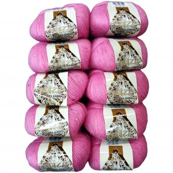 Lana Alize con Mohair y lentejuelas 500 g rosa nº 39
