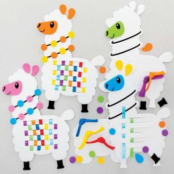 Rainbow Llama Sewing & Weaving Kit (6 Units)