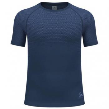 Camiseta Odlo Performance Light E de manga corta para hombre en azul ultramar