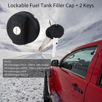 Tapa de tanque de combustible bloqueable para VOLKSWAGEN con 2 llaves