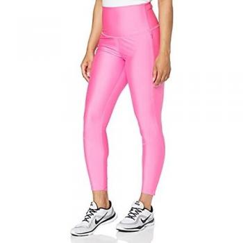 NIKE Leggings de Entrenamiento para Mujer, Pinksicle/(Negro), M