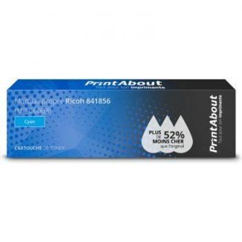 Cyan-Kompatible Toner von PrintAbout – Ricoh 841856 MP C6003