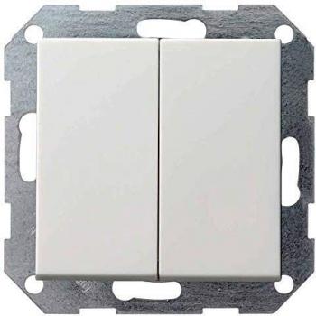 Gira Tastschalter gerade Wippe Serie 286027 in RAL 9016