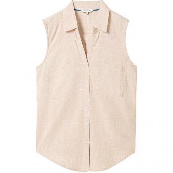 Tom Tailor Langarmbluse für Damen, Beige, Größe 36