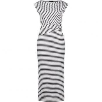 Zero Jerseykleid mit Streifenmuster