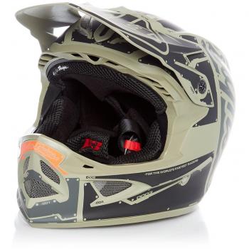 Casco Integral MTB Troy Lee Designs D3 Fiberlite Factory Trooper