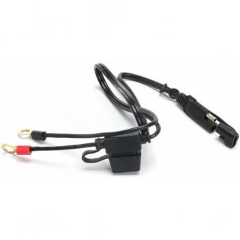 Motorrad 10 A Batteriekabel – Witterungsbeständig, Staubdicht, Schwarz