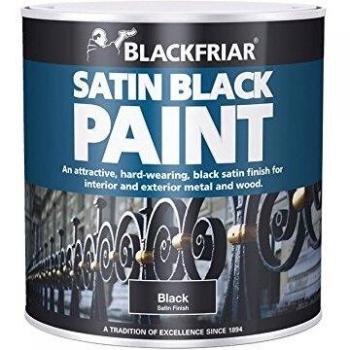 Blackfriar BKFSB250 Glossy Satin Black Paint 250 ml