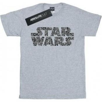 Camiseta Star Wars para Damas con Diseño Paisley en Algodón