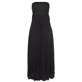 LASCANA Bandeaukleid in Midilänge, schulterfreies Sommerkleid