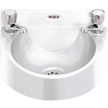 Polycarbonat Handwaschbecken „Basix WS1‑D“ – Weiß