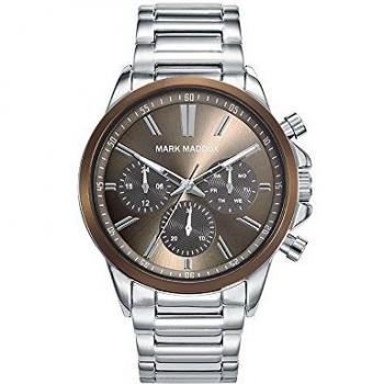 Mark Maddox SEPT16 Model HM7011-47 Stainless Steel Wristwatch