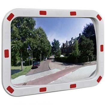 Durable PC Plastic Convex Traffic Mirror 40x60 cm