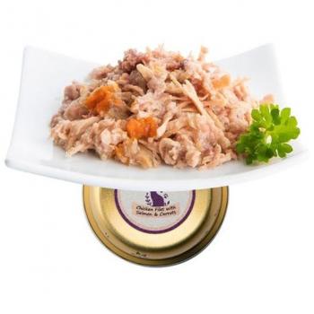Tarrina 12 uds. Gato FineSt – Pollo y Salmón