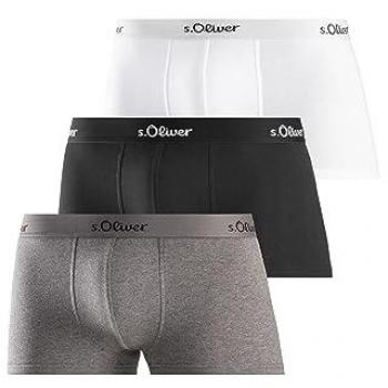 S.Oliver Herren Boxershorts 3er Pack Mehrfarbig