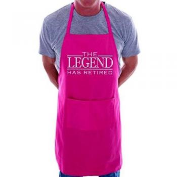 Heroic BBQ Apron – “The Legend is Gone” – Pink