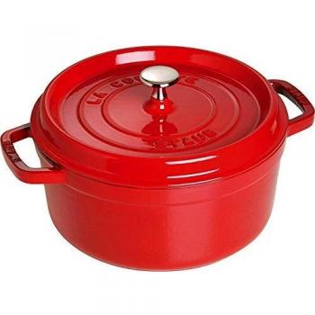 Staub Gusseisen Bräter Cocotte New Classic 24 cm Kirschrot