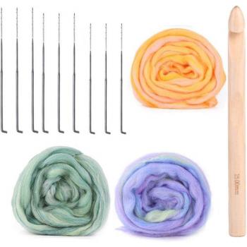 Nadel Filzen Wolle Set in 3 Farben