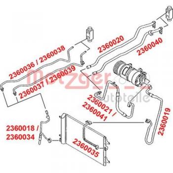 Tubería de presión Metzger VAG 2360041