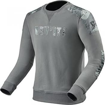 Felpa Moto Rev'it Whitby Grigio Chiaro Taglia S