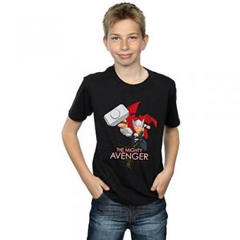 T-shirt enfant Marvel Héros Énorme Noir