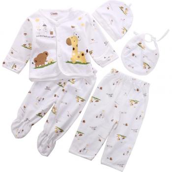 Newborn Animal Print Pajama Set