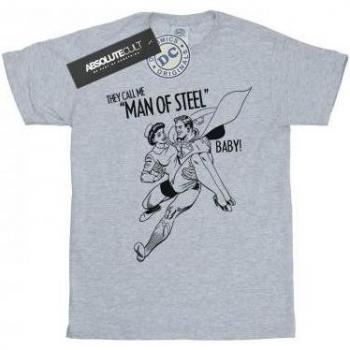 T-Shirt per Bambina Superman Steel DC Comics 12-13 anni
