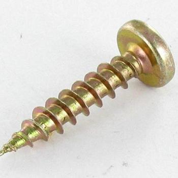 Vis Tête Ronde Pozi 4x45 Bichromatée pour Bois
