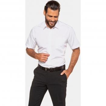 Camicia Premium Uomo Mezze Maniche Bianco 7XL Cotone Anti-Odore Modern Fit JP1880