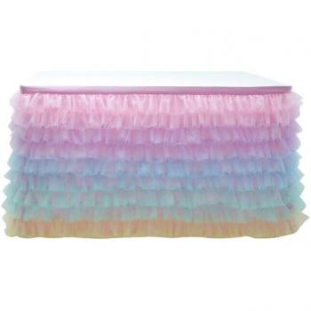 Baby Shower Tulle Tutu Table Skirt