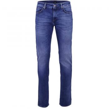 BOSS Herren Jeans Delaware3 Slim Fit in dunkelblauem Stretch-Denim