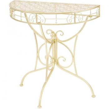 Table Demi-Ronde Prolenta en Métal