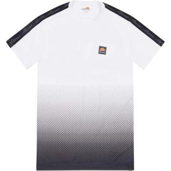 Pull à col rond Ellesse Tereta blanc avec détails gris