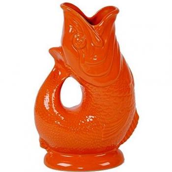 Orange Gluggle Jug