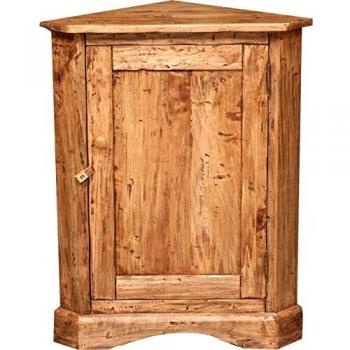Biscottini Solid Wood Corner Cupboard
