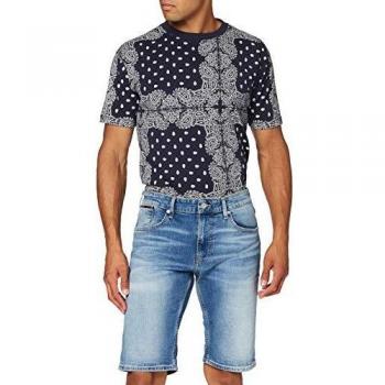 Tommy Jeans Herren Scanton Slim Short Crtmd Straight Jeans, Blau (Court Mid Blue)
