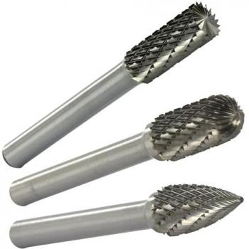 Carbure Ø10 mm 3‑fraise Tivoli – lime rotative, denture normale, brise‑copeaux 6 mm