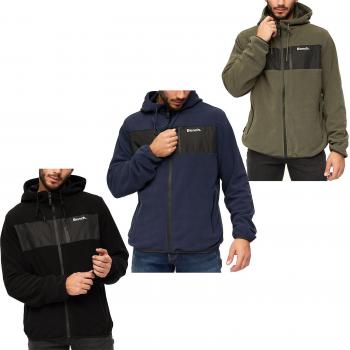 Chaqueta Cálida Hombre Blaine Full Zip con Capucha, Talla Mediana