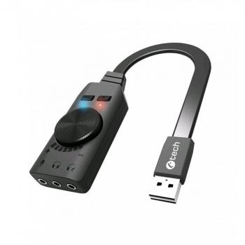 C-TECH SC-7Q audio switch, externí zvuková karta