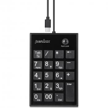 Perixx PERIPAD-202C Nummernblock mit 19 Tasten und USB-C Anschluss