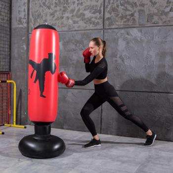 Boxsack zum Aufblasen für Fitness
