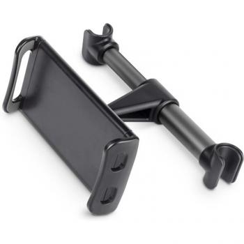 Soporte para teléfono en coche, reposacabezas giratorio, compatible con tabletas de 4 a 11 pulgadas